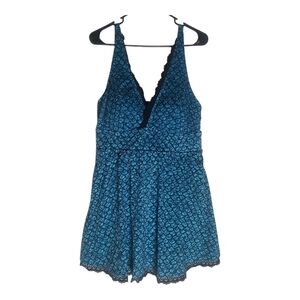 Torrid Mermaid Scale Print Swim Dress. Size 2x